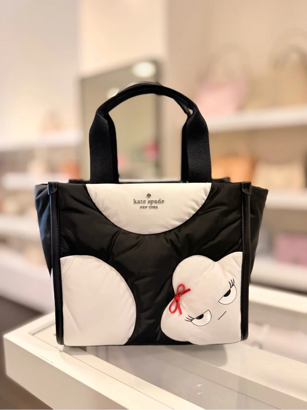 NWT Kate spade Kip Monsters Small Tote Bag- black multi
